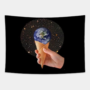 Ice cream Earth Tapestry