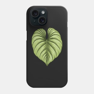 Philodendron plowmanii big leaf Phone Case