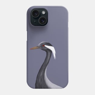 Demoiselle Crane Phone Case