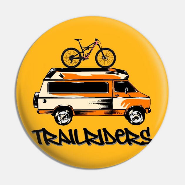 Trailriders Pin by Bongonation