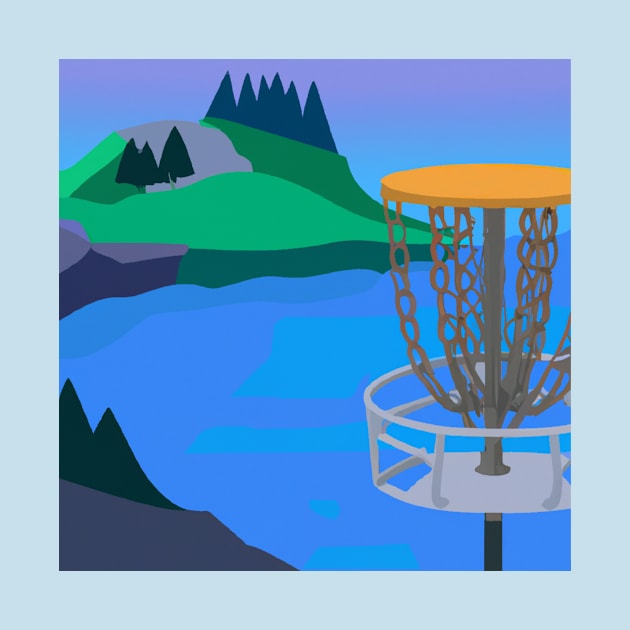 Disc Golf Near a Lake by Star Scrunch