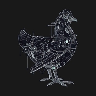 Cyber Chicken Schematic T-Shirt