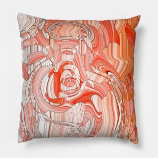 Digital abstract art 3.13 Pillow