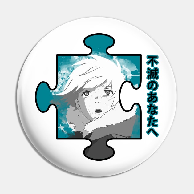 Fushi t-shirt Pin by SirTeealot