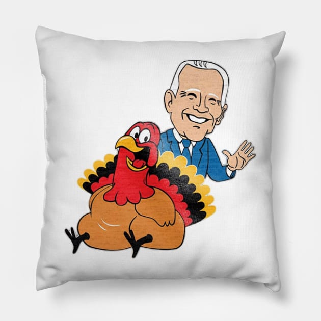 Joe Biden Thanksgiving Pillow by Fanu2612