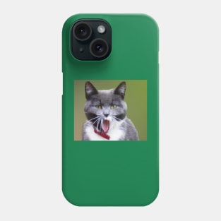 Grey Yawn Phone Case