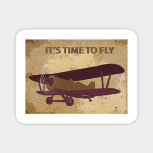 Retro plane Magnet