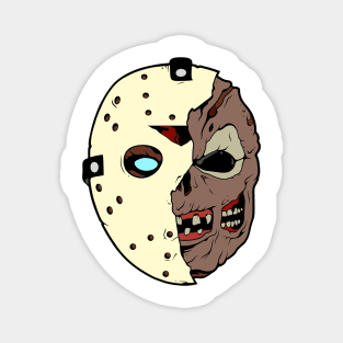 Jason Voorhees Broken Mask Magnet