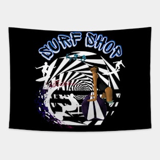 Surf Shop Tapestry