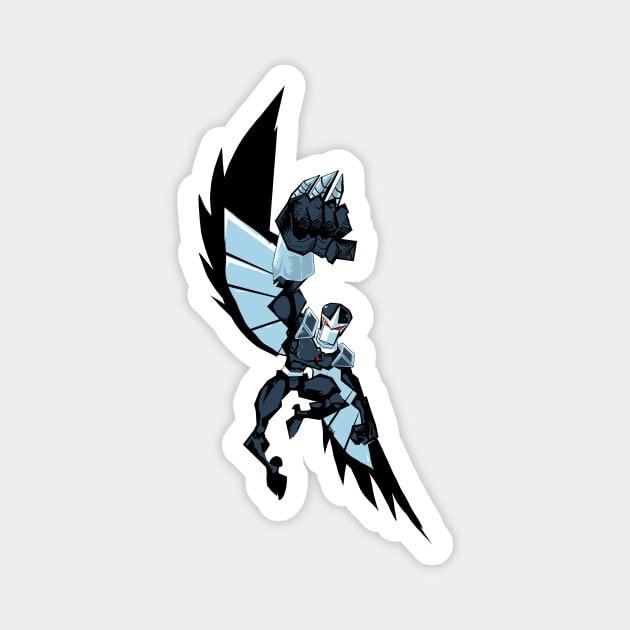 Darkhawk Flies Alone Magnet by Samax