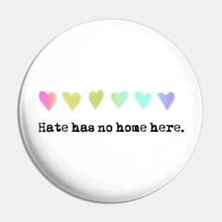 Lgbtq Hate has no home here Pin