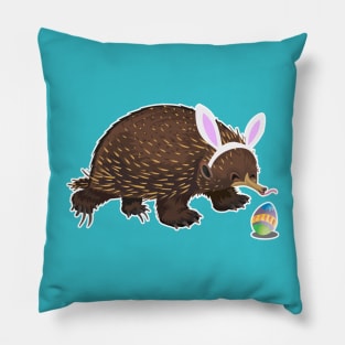 Echidna with Easter Egg Pillow