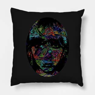 Abstract Portrait Pillow