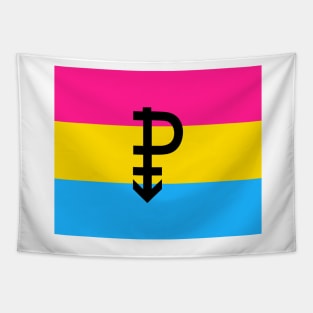 Pansexual Pride Flag Symbol Tapestry