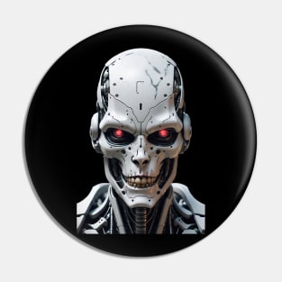 Killer Cyborg Head Pin