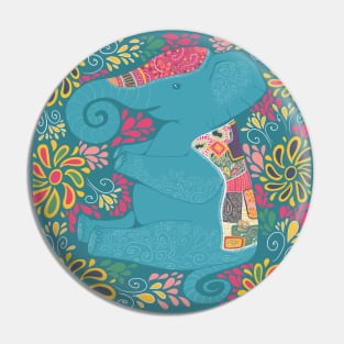 Elephant Design Pin