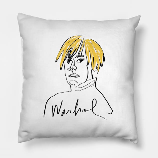 Warhol Pillow by Juba Art