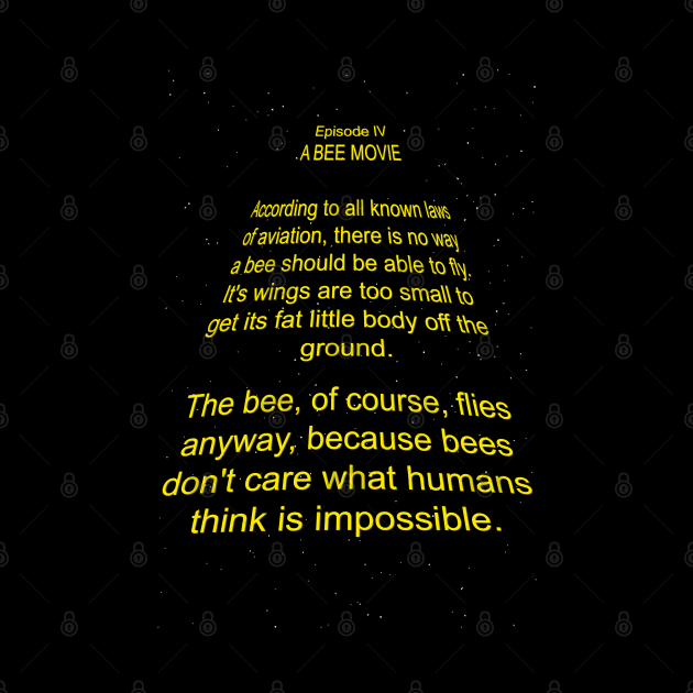 Bee Movie Opening Crawl by ramonavirus