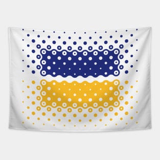 Ukraine Flag / Ensign (Pattern / Blue - Yellow) Tapestry