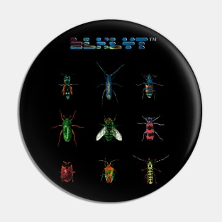 Byte-Sized Aberrations: A Cyberpunk Insect World Pin