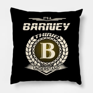 Barney Pillow