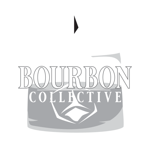 The Bourbon Collective Rocks Glass Logo - White Text by The Bourbon Collective