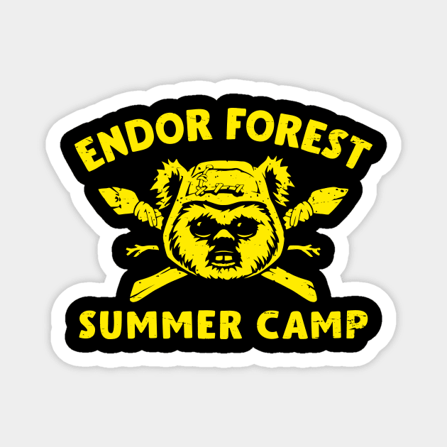 Endor Forest Summer Camp Magnet by Vault Emporium