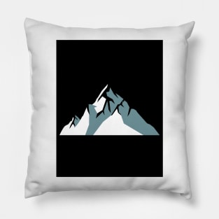 Cool Aesthetic Mountain Design Pillow