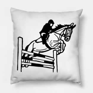 Showjumping horse Pillow