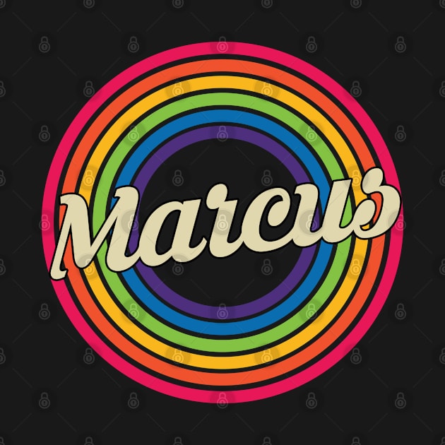 Marcus - Retro Rainbow Style by MaydenArt