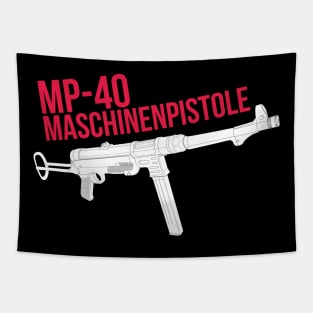 German MP-40 submachine gun Tapestry