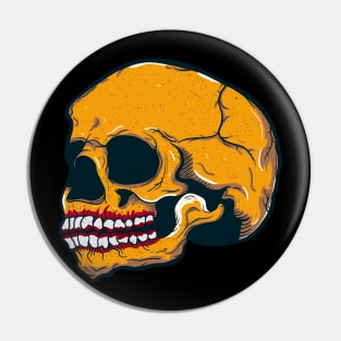 Death skull head Pin