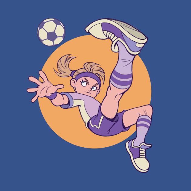 Soccer Kick by  KendallHaleArt