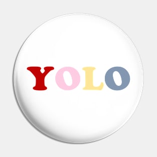 rainbow YOLO Pin