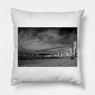 Benidorm Levante Beach Costa Blanca Spain Pillow