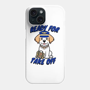 Funny Pilot Happy Dog Phone Case