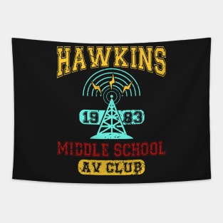 Stranger Things Tee - Hawkins AV Club 1 Tapestry