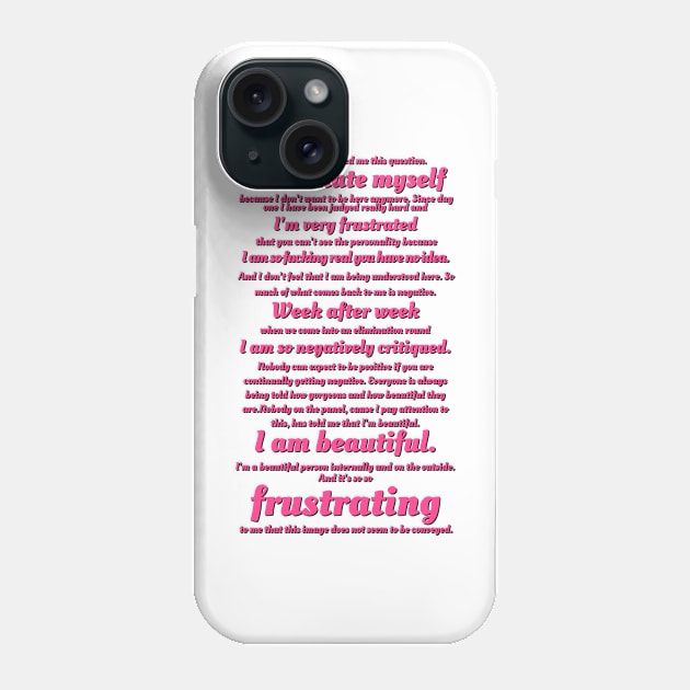 Drag Race I Nominate Myself quote Phone Case by Jakmalone