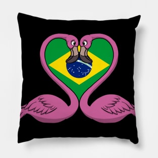 Flamingo Brazil Pillow