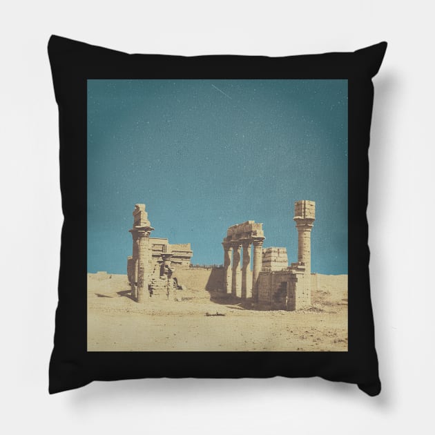 Cleopatra's Lost Temple Pillow by WillowNox7