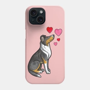 Smooth collie love Phone Case