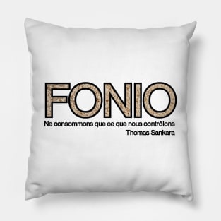 Ne Consommons Que Ce Que Nous Controlons Thomas Sankara Citation L'example du Fonio Pillow