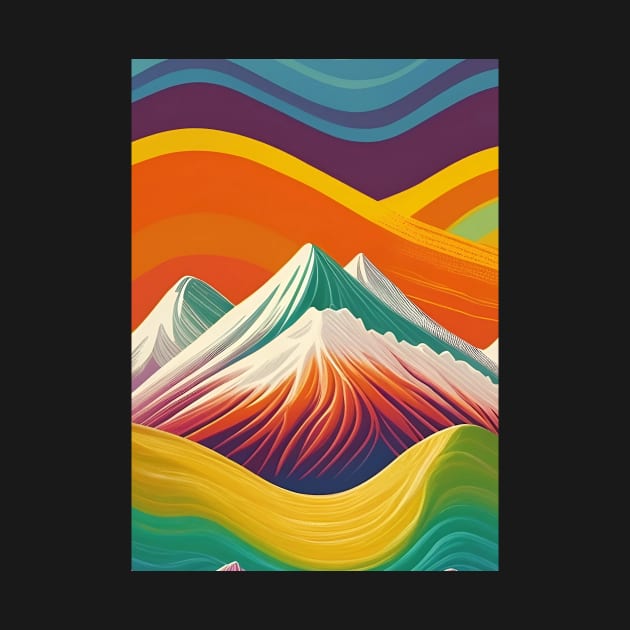 Rainbow Mountain by AbundanceSeed