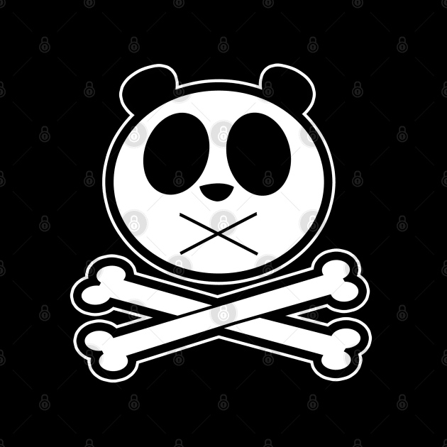 Panda Cross Bone by adamzworld