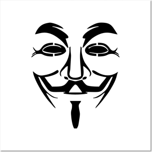 Anonymous Hacker Mask Art Board Print for Sale by blacksnowcomics