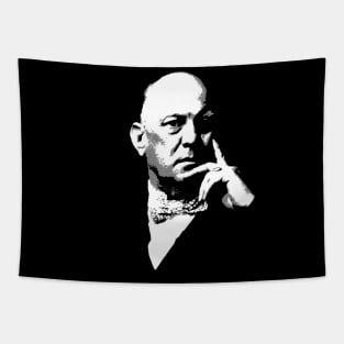 Aleister Crowley Thinker Thelema Occult Occultist Magick OTO Tapestry