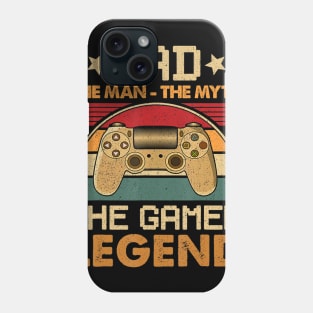 Gaming Dad Papa Father Funny Gamer Video Games Phone Case