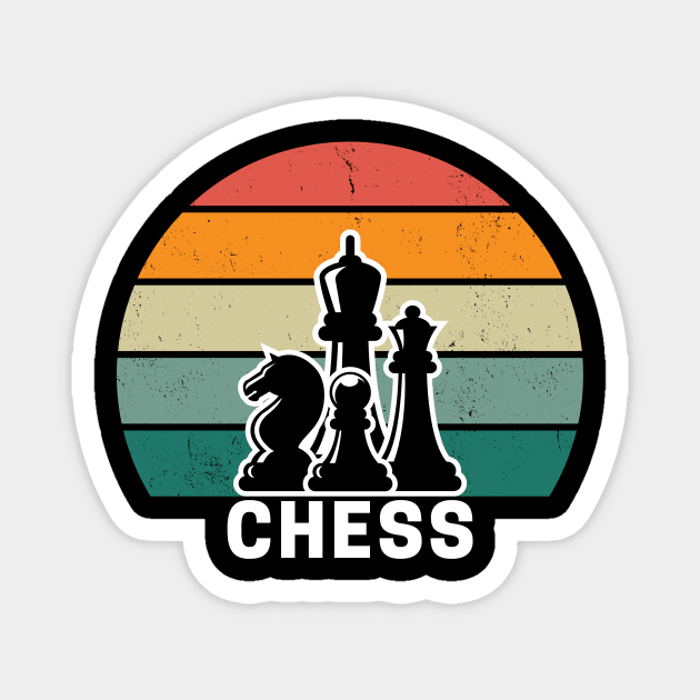 Chess Magnet by octoplatypusclothing@gmail.com