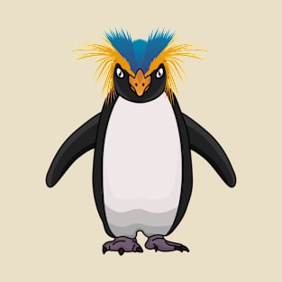 Cute macaroni penguin cartoon illustration T-Shirt