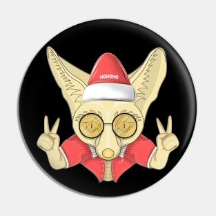 santa rappel fox Pin